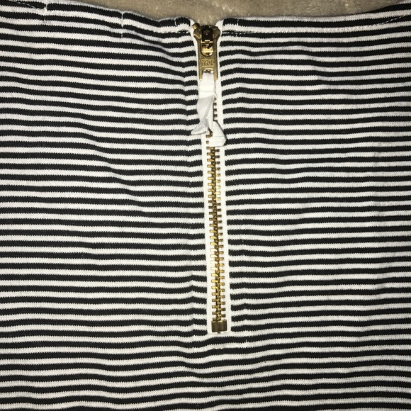 Black and white striped J. Crew top - Picture 3 of 4
